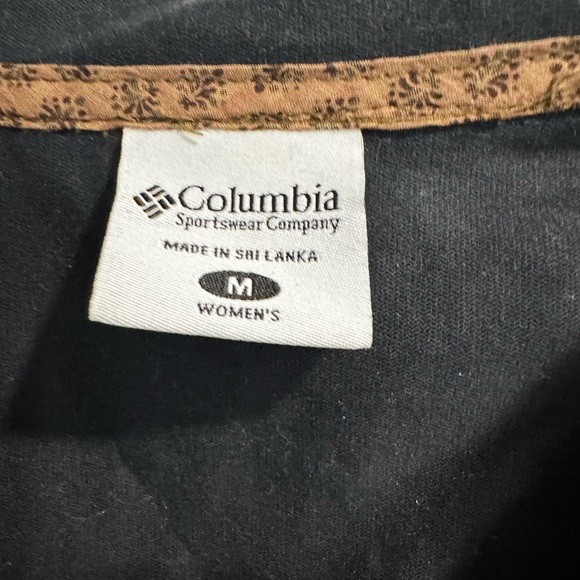 Columbia Black Utility Jacket with Brown Details - Picture 2 of 4